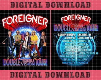 Lynyrd Skynyrd Double Trouble Vision Tour PNG (Digital Download)