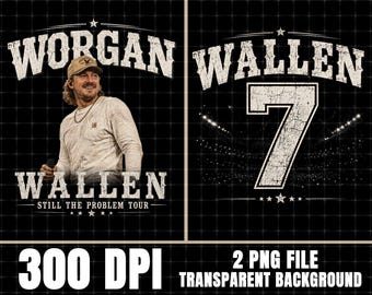 MORGAN WALLEN PNG, Still The Problem Tour 2026 Digital File, Instant Download