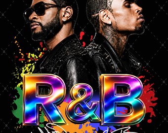 Raymond & Brown Tour 2026, Usher x Chris Brown Tshirt Design ( Digital Download)
