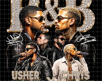 Raymond & Brown Tour 2026, Usher x Chris Brown Tshirt Design ( Digital Download)