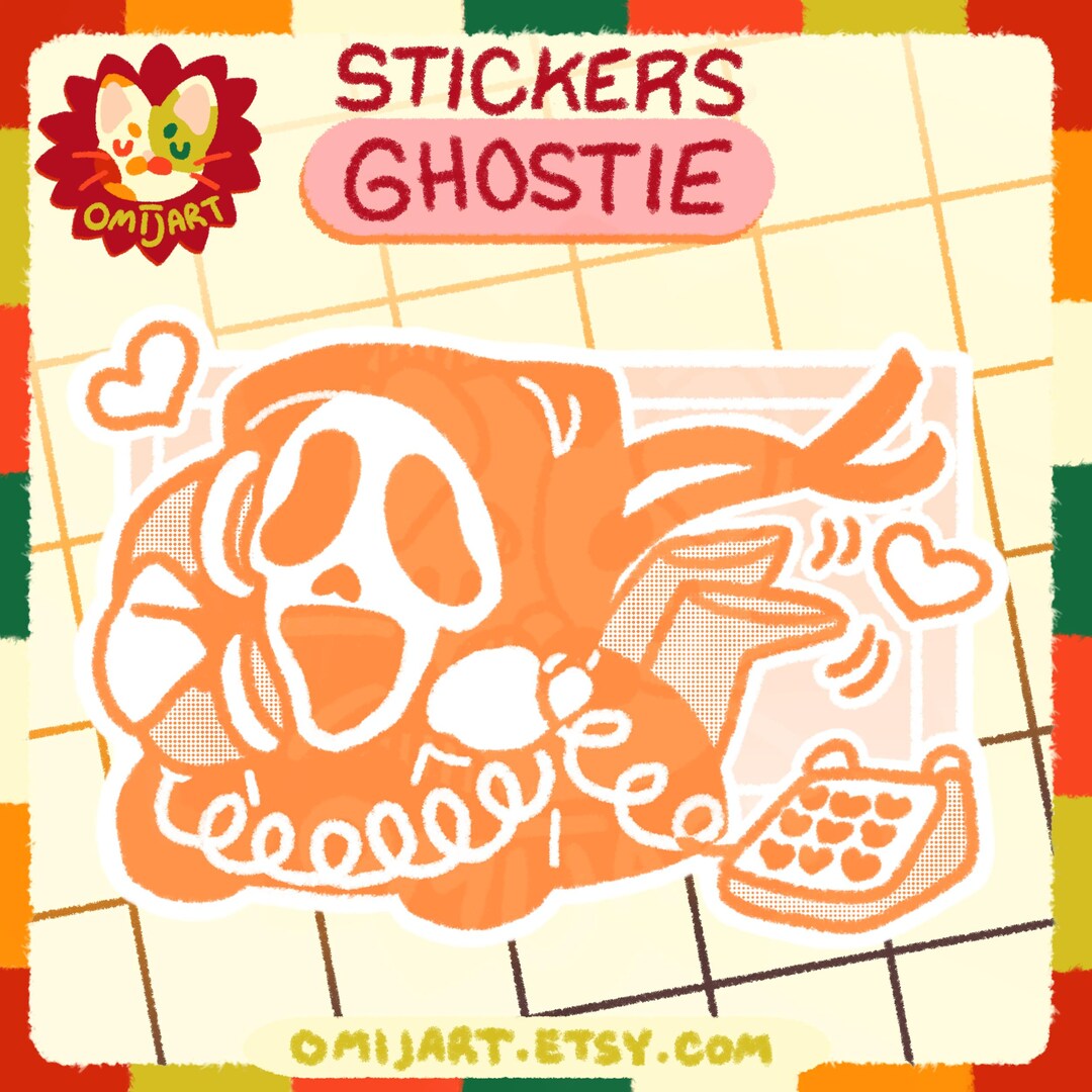 Ghost Face Scary Movies Sticker! | Holographic Horror Stickers - Etsy