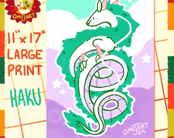 Spirited Dragon Large Print