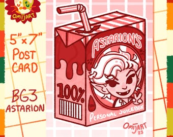 BG3 Vampire Postcard