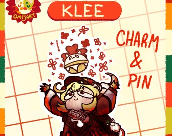 Klee Bomb Pin and Charm