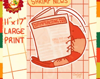 Shrimpteresting News Large Print