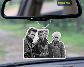 Odświeżacz powietrza do samochodu Depeche Mode *Zapach nowego samochodu* Idealny dla miłośników muzyki lat 80.