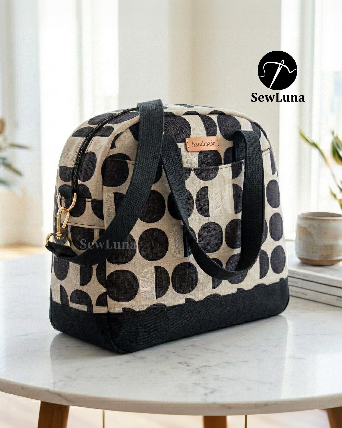 Heritage Hobo Bag PDF Sewing Pattern | Harper Modern Tote Bag Tutorial ...