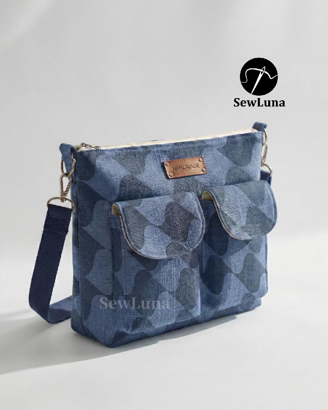 Crossbody Bag PDF Sewing Pattern | Beginner DIY Purse Tutorial | Nova ...