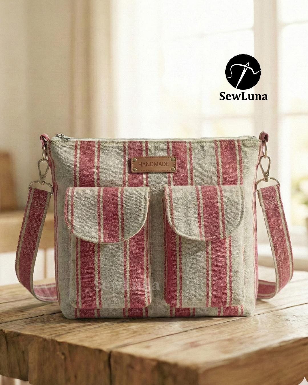 Crossbody Bag PDF Sewing Pattern | Beginner DIY Purse Tutorial | Nova ...