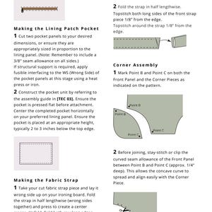 Shoulder Bag Sewing Pattern | PDF Handbag Tutorial | Avery Curved Hobo ...