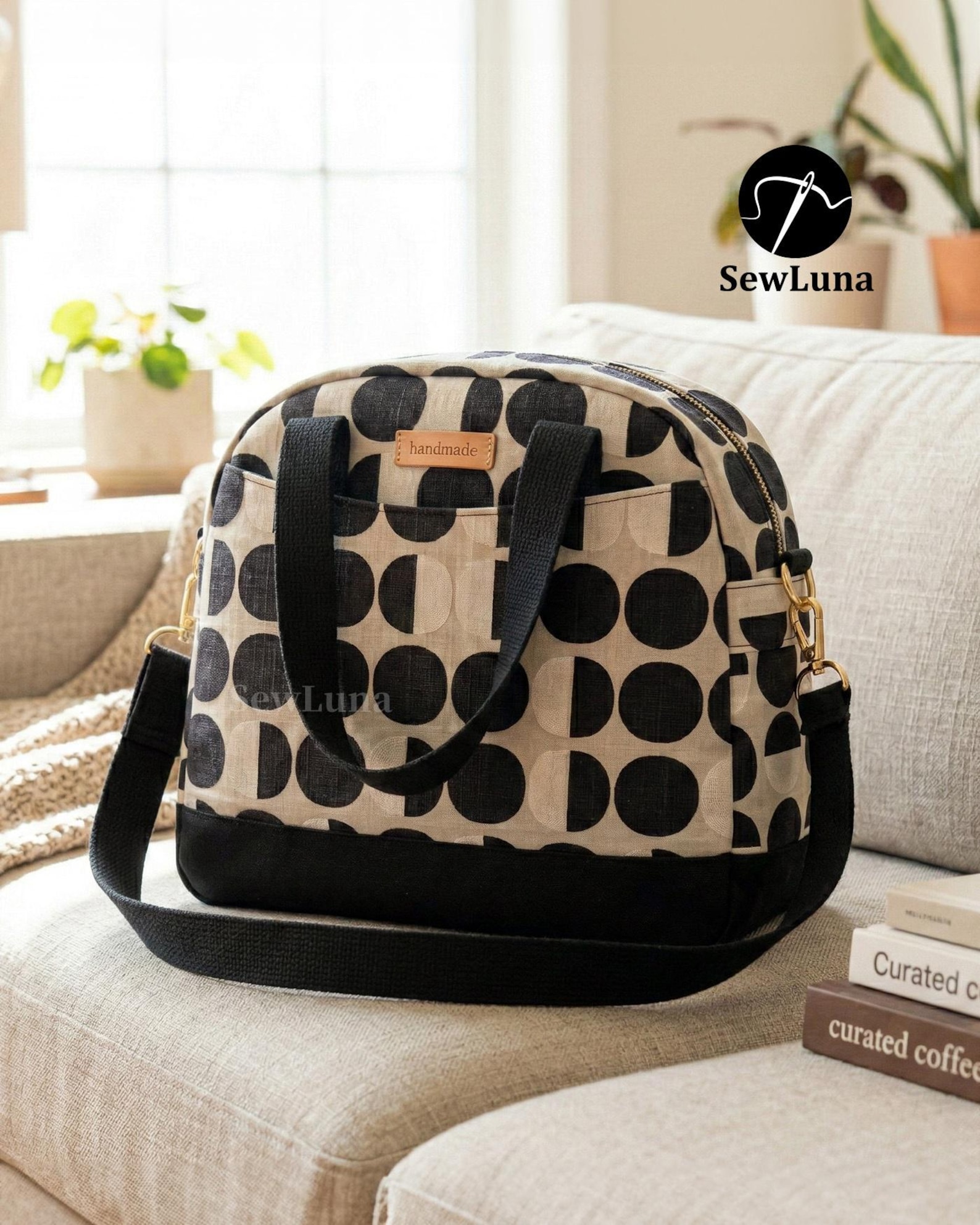 Heritage Hobo Bag PDF Sewing Pattern | Harper Modern Tote Bag Tutorial ...