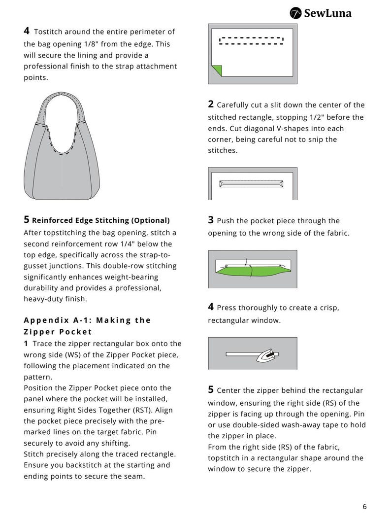 Hobo Bag Sewing Pattern | Darcy Slouchy Tote PDF Tutorial | DIY ...