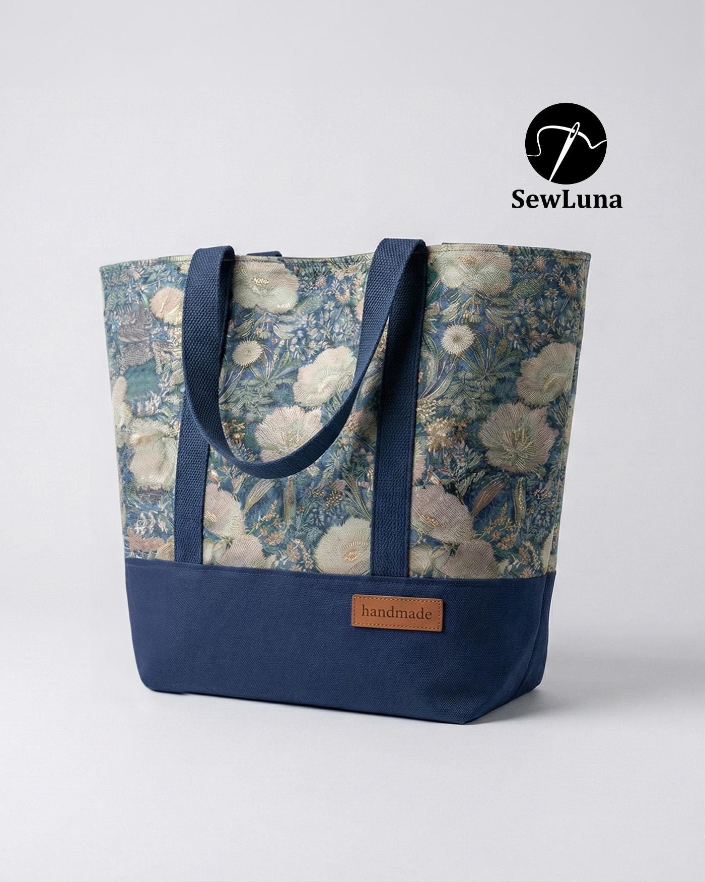 Lyra Tote Bag PDF Sewing Pattern | Canvas Bag Tutorial | PDF Market ...