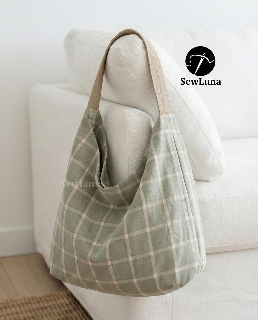 Hobo Bag PDF Sewing Pattern | Sage Slouchy Tote, 3 Sizes | | DIY ...