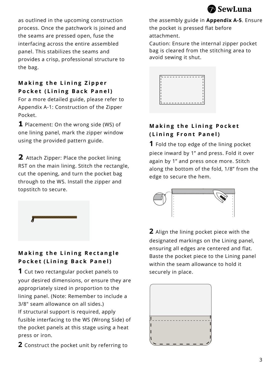 Square Crossbody Bag PDF Sewing Pattern | Arlo Square Purse Sewing ...