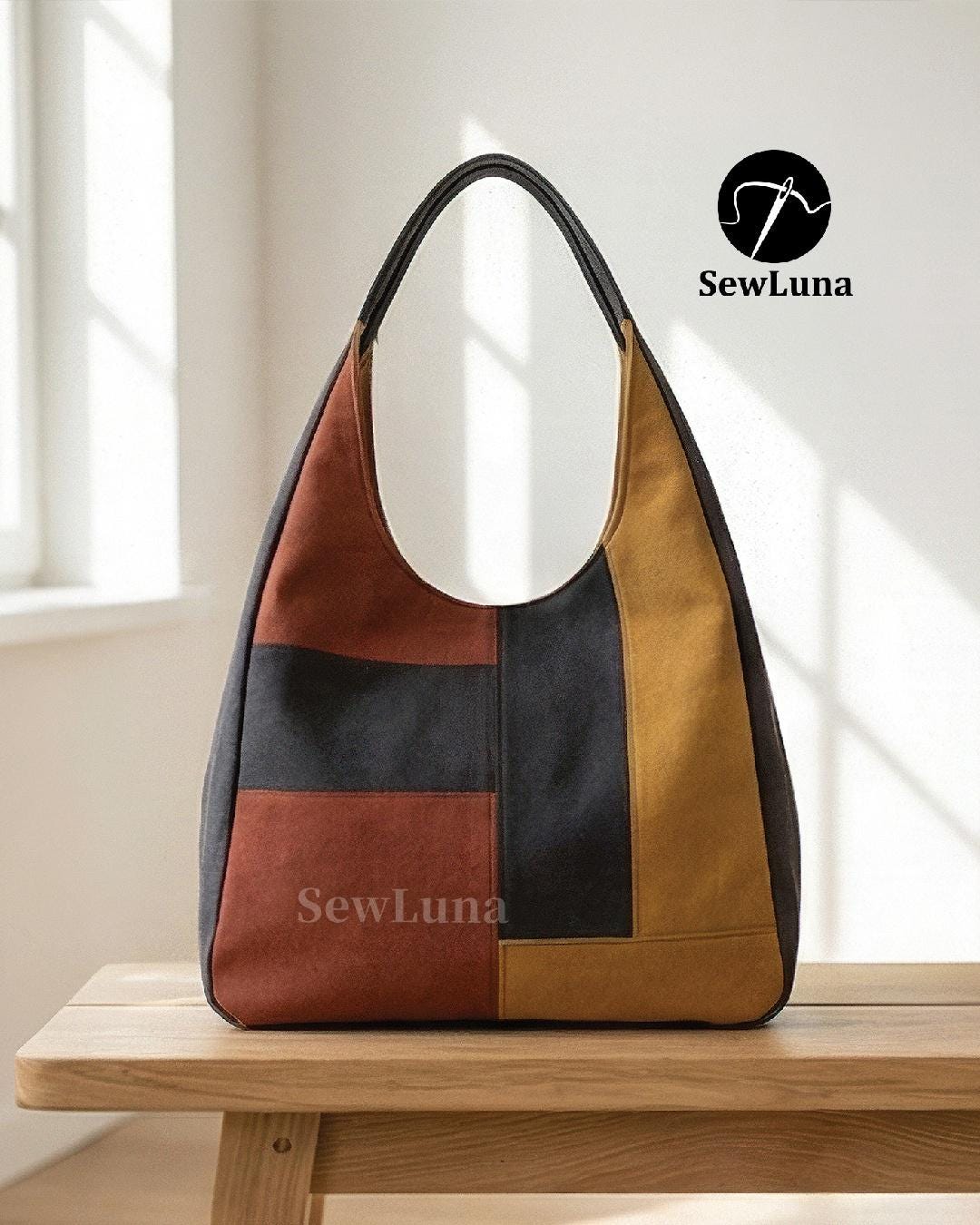 Hobo Bag Sewing Pattern | Darcy Slouchy Tote PDF Tutorial | DIY ...