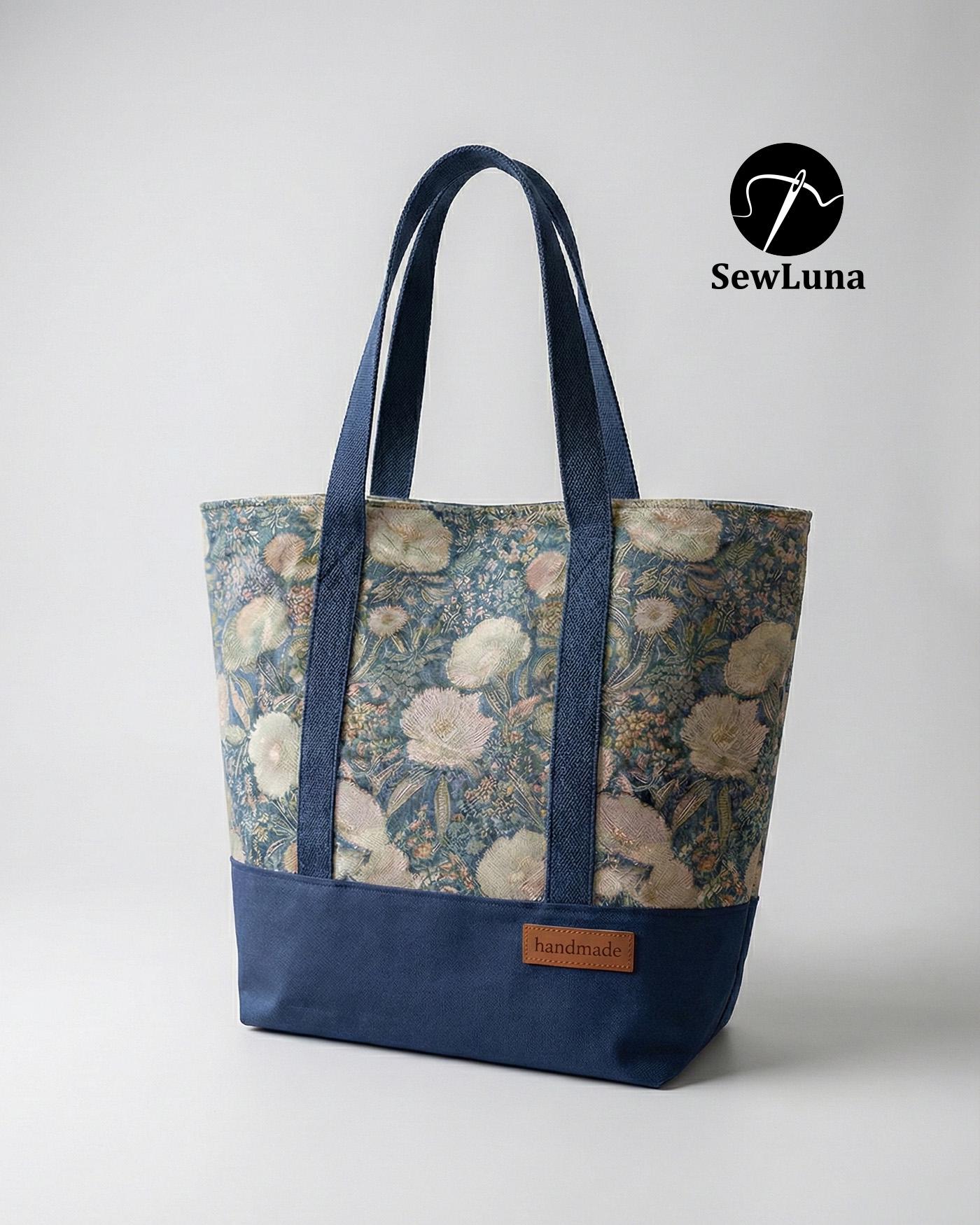 Lyra Tote Bag PDF Sewing Pattern | Canvas Bag Tutorial | PDF Market ...