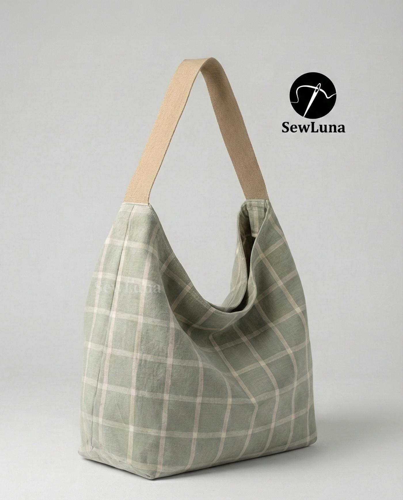 Sage Hobo Bag PDF Sewing Pattern | Slouchy Tote, 3 Sizes | | DIY ...