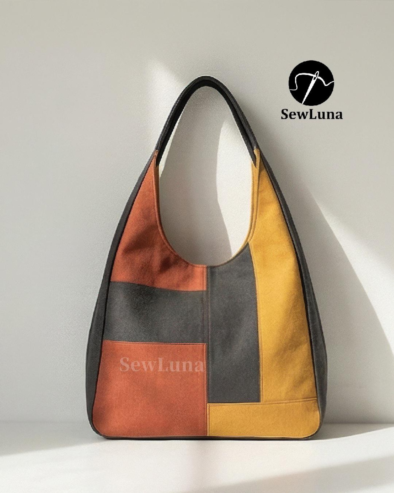Hobo Bag Sewing Pattern | Darcy Slouchy Tote PDF Tutorial | DIY ...
