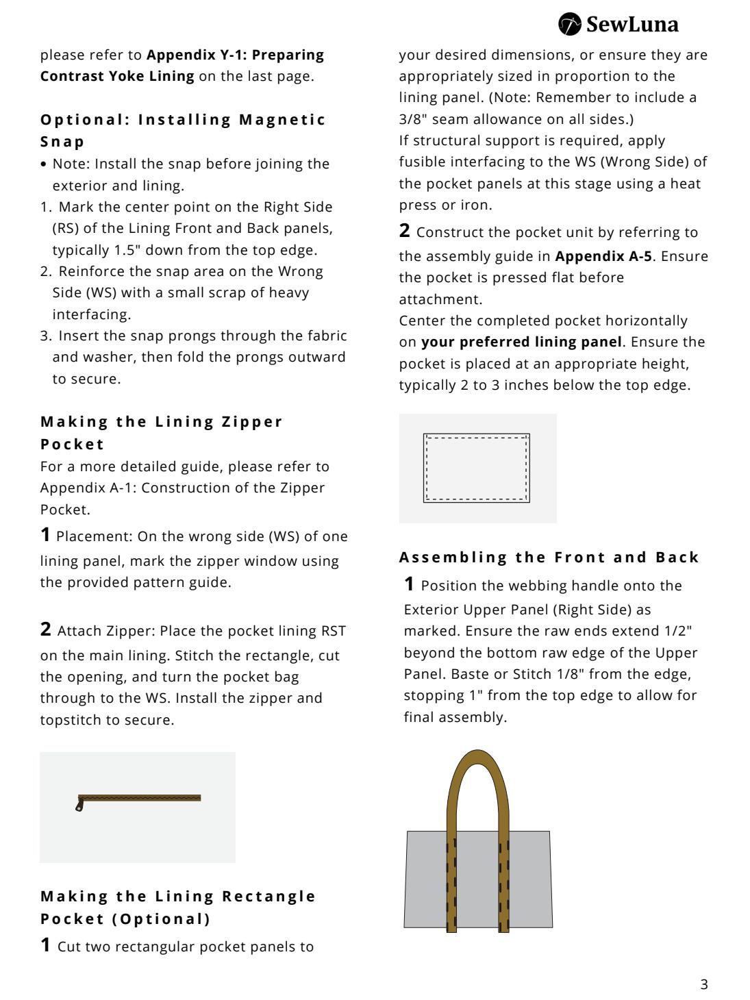 Lyra Tote Bag PDF Sewing Pattern | Canvas Bag Tutorial | PDF Market ...