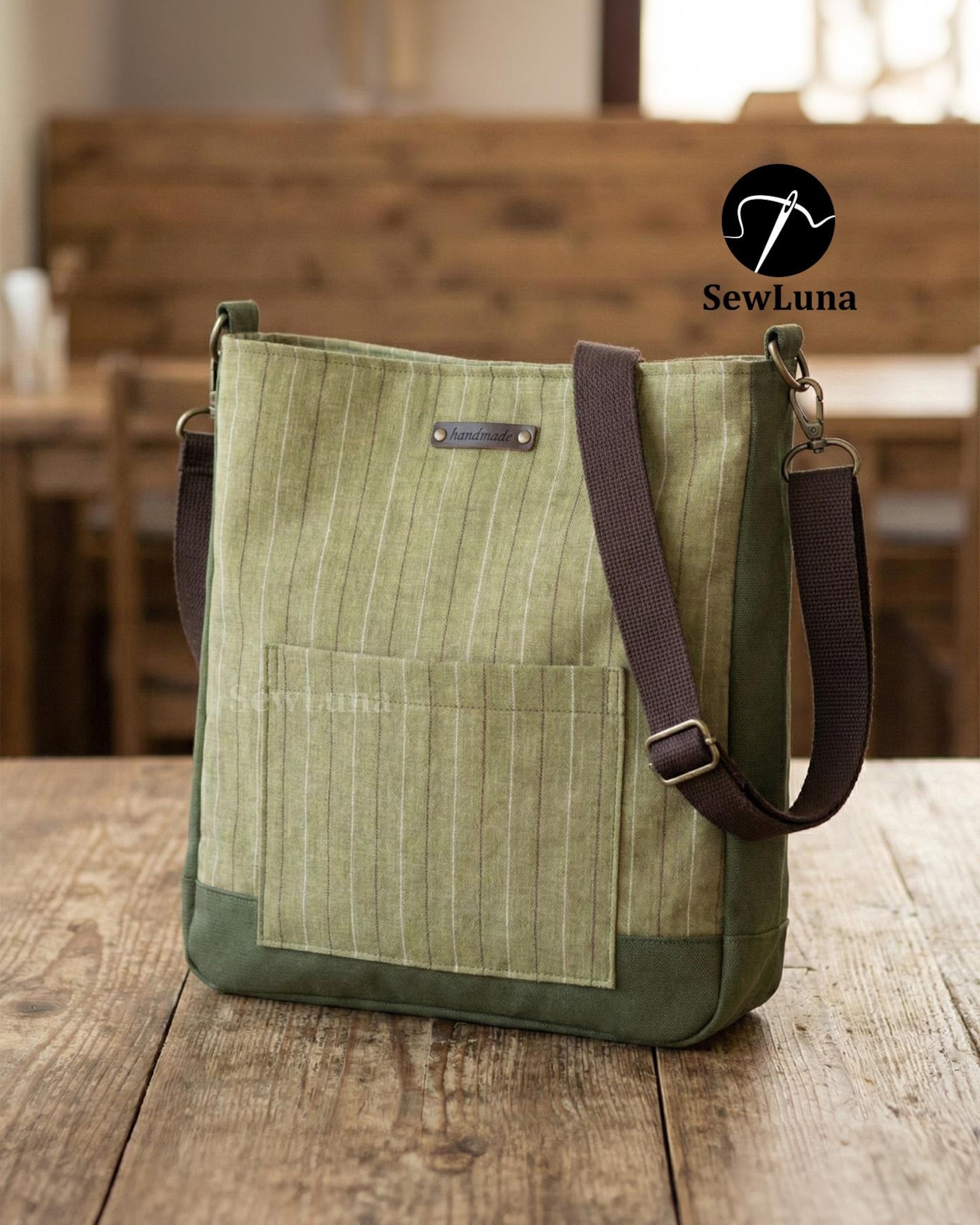 Crossbody Bag PDF Sewing Pattern | Oliver Beginner Messenger Bag PDF ...