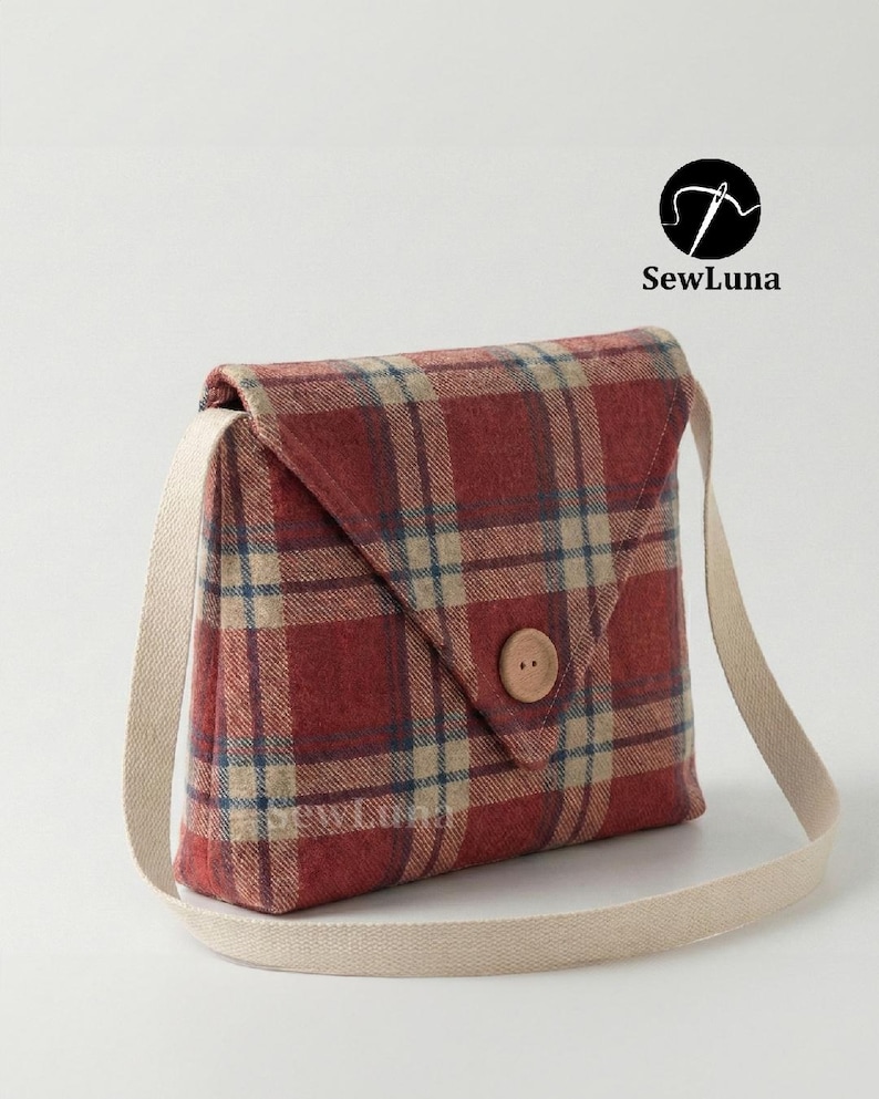 Envelope Bag Sewing Pattern | Nora Beginner DIY Crossbody Purse | DIY ...