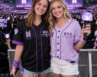 BTS World Tour 2026 Army Baseball Jersey, Bangtan Merch, Arirang 2026 Merch Tour Concert Unisex, Concert Outfit Gift Ideas, Game Day Outfit