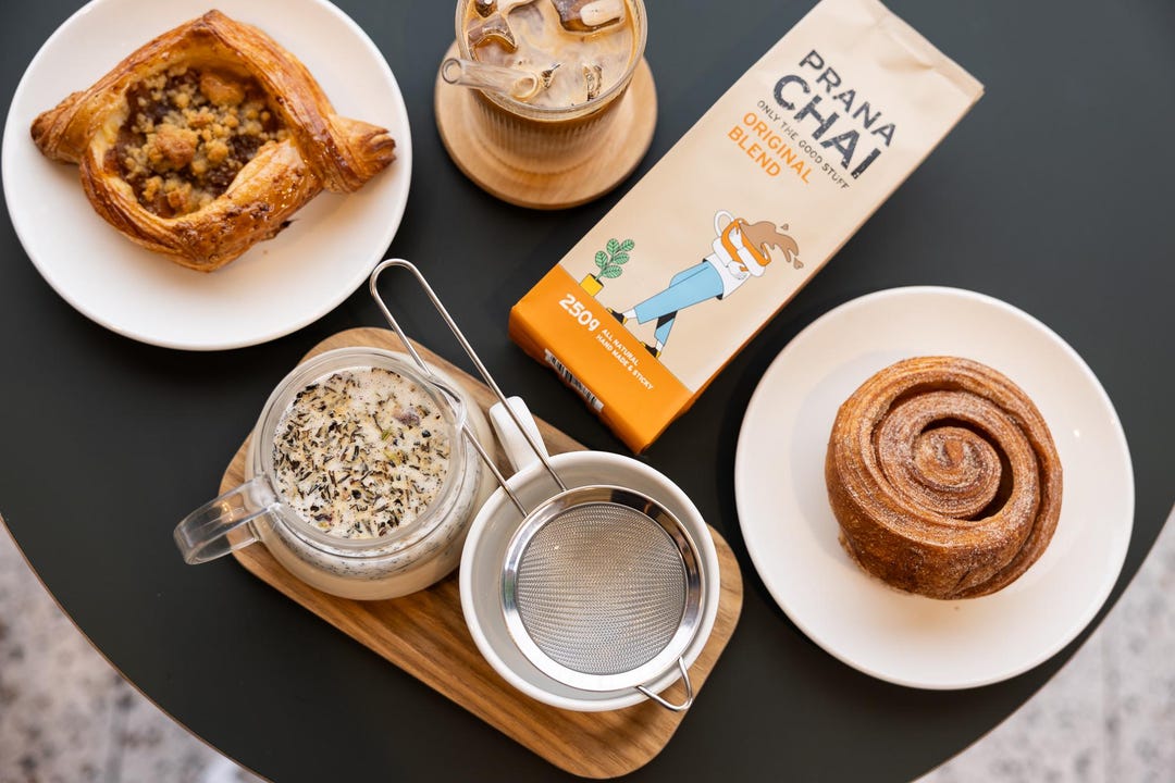 Masala Chai Tea 250g & Strainer Starter Kit | Prana Chai Sticky
