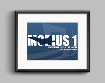 Mobius 1 - Ace Combat 04 Art Print - ace combat, video game, fighter jet, military, aircraft, poster, wall art