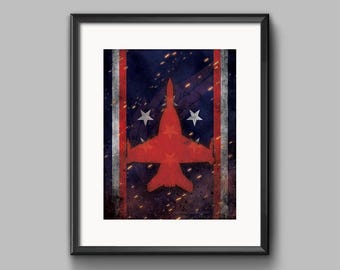 The Hope of a Nation - Ace Combat 8 Art Print - ace combat, video game, fighter jet, military, aircraft, poster, wall art