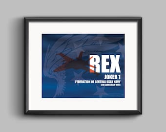 Rex - Ace Combat 8 Art Print - video game, fighter jet, military, aircraft, poster, wall art