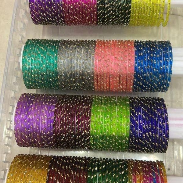 multi Color Options | Bridal Bangles | Indian Wedding Jewelry | Party Wear Glass Bangles Set