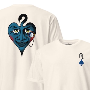 Embroidered Ace of Spades T-Shirt - Limited Edition - Poker - Unisex - Something Bizarre