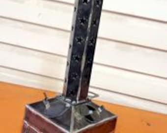 Micro Smudge Pot mit Dämpfern, sechseckiger Rauchfang - 22 Zoll