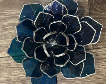 Stained Glass Large Succulent Pattern