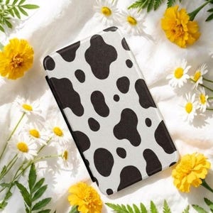 Origineel Kindle-hoesje met koeprint — eReader met schattig dierenpatroon cadeau voor boekenliefhebber