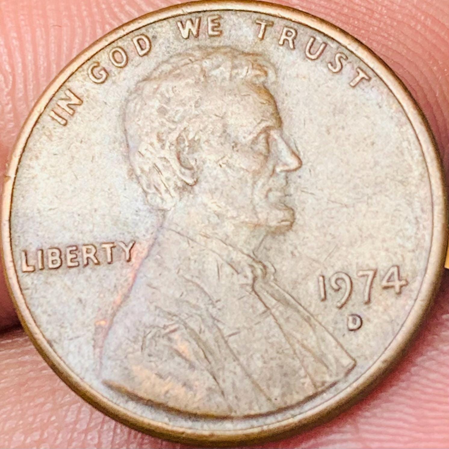 1974 one cent - Etsy 日本