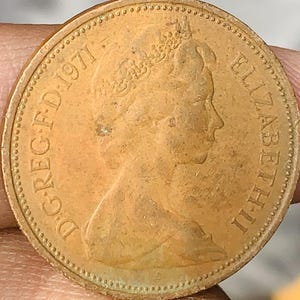 Elizabeth coin 1971 - Etsy 日本