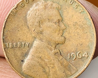 1964年 リンカーン 1セント硬貨マークなしレア 1964年 D リンカーン記念ペニー 1セント 米国コレクターコイン - Etsy 日本