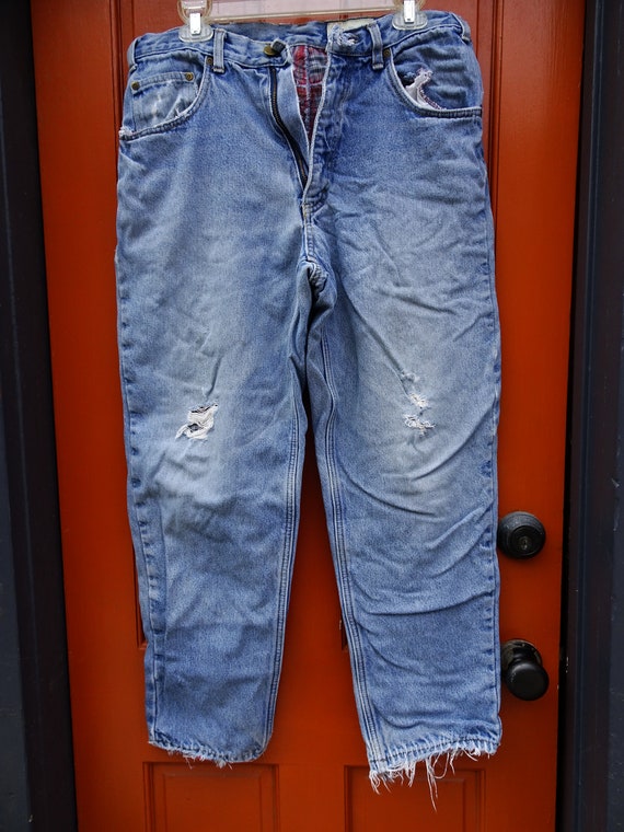 Eddie Bower Jeans, Men' Ripped Jeans, - image 1