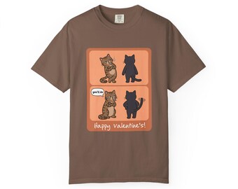 Freches Pinguin Katzen T-shirt | Lustiges Paar Off-Colour Humor - USA FARBEN