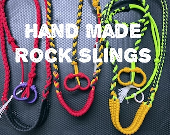 Handmade Paracord Rock Sling: Outdoor Skill Toy