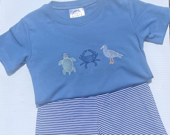 Set di tre elementi costieri