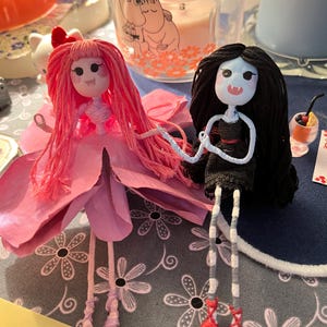 Adventure Time Thread Dolls: Finn, Jake + Bmo, Princess Bubblegum, and Marceline