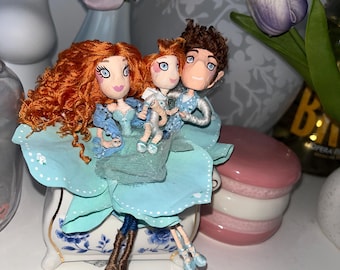 Bridgerton Polin Handmade Thread Dolls Set