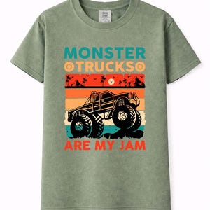 Comfort Colors Monster Truck Shirt, Off Road Jam Tee, Boys Truck Lover Gift bild 5