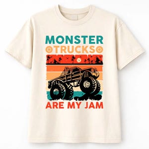 Comfort Colors Monster Truck Shirt, Off Road Jam Tee, Boys Truck Lover Gift bild 1