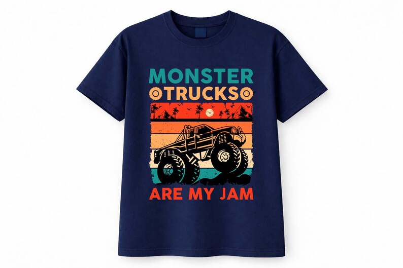 Comfort Colors Monster Truck Shirt, Off Road Jam Tee, Boys Truck Lover Gift bild 4