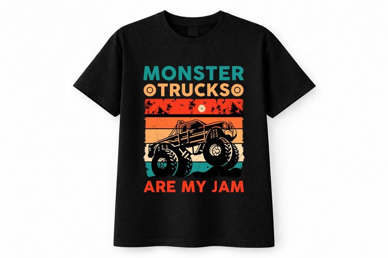 Comfort Colors Monster Truck Shirt, Off Road Jam Tee, Boys Truck Lover Gift bild 3