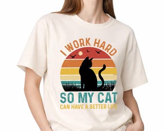 Funny Cat Shirt, Comfort Colors Tee, Cat Lover Gift